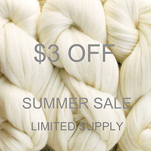 Living Dreams Air Merino Superwash Super Bulky Wool Yarn for Needle Knitting and Crochet, 4 Ounce, Natural