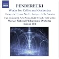 Penderecki : Oeuvres pour violoncelle et orchestre