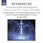 Penderecki : Oeuvres pour violoncelle et orchestre