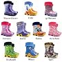 DEMAR bunte Kinder Gummistiefel Regenstiefel gef�t&hellip Demar