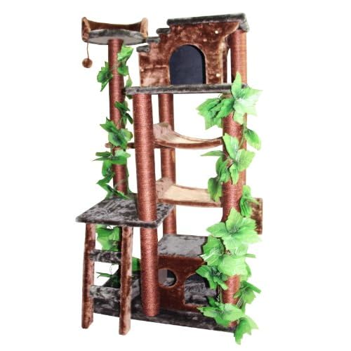 Kitty Mansions Mini Amazon Cat Tree, Green