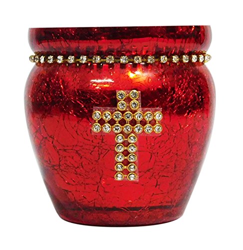 Joyous Christmas Votive Candle Holder (Set of 2) Gorgeous for Home Decor, Prayers, Family Dinners and Mass 2.75