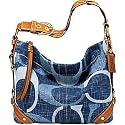 AUTHENTIC COACH TONAL C SIGNATURE CARLY 12197 (Denim)