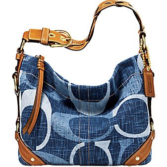 Buy AUTHENTIC COACH TONAL C SIGNATURE CARLY 12197 (Denim) now!