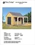 12' X 16' Cottage Shed with Porch Project Plans 81216