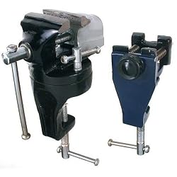 2 Jewelers Watch Movement Holder Clamp-On Bench Vise