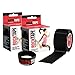 RockTape Kinesiology Tape, 2-Rolls Combo Pack (Black)