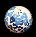 GOLF BALL - HAND PAINTED - DESIGN: TEXAS BLUEBONNETS
