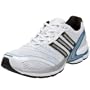 adidas Women's adiZero Tempo Running Shoe,White/Black/Core Teal,10 M