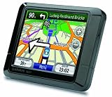Garmin n�vi 255T Navigationssystem (8,9 cm (3,5 Zoll) Touchscreen, Europa, TMC, PhotoNavigation, MicroSD-Kartenslot ecoRoute, Lederetui) schwarz