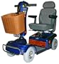 Shoprider Sunnrunner 4 Wheel Scooter, Blue