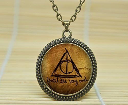 Fashion Jewelry Deathly Hallows Necklace Until The Very End Harry Potter Always Snape Necklace Glass Cabochon Necklace A3761
