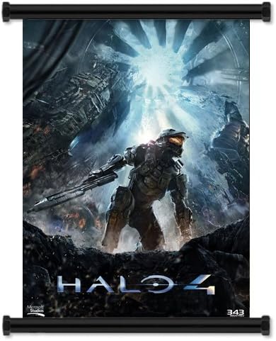 Halo 4 Game Fabric Wall Scroll Poster (32" x 40") Inches