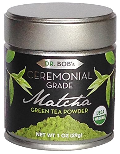 USDA Certified Organic Matcha Green Tea Powder Ceremonial Grade - 1.0 Oz (29 grams)