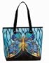 Tiffany Butterfly Tote Bag Purse Shoulder Overnight WOW