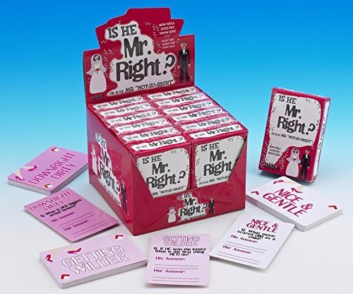 Hen Night Is He Mr. Right? Question Card Game (struts-9536) by Boxer Games