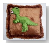 T Rex Dinosaur Plush Pillow