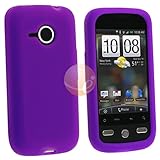Silicone Skin Case for HTC Droid Eris , Dark Purple