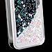 iPhone SE Case,iPhone 5S Case,iPhone 5 Case,Fashion Creative Design Flowing Glitter Floating Luxury Bling Glitter Sparkle Love Heart Hard Case for iPhone SE & iPhone 5S 5,Love:Blue+Pink