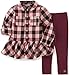 Calvin Klein Girls' Yarn Dyed Tunic with Leggings Set