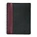 TOPS 25434 Executive notebook, textured, leatherette, 10-1/2 x 8, burgundy/black
