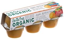Santa Cruz Organic Apple Apricot Sauce, 6-Pack, 4-Ounce Cups (Pack of 4)