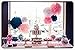 HEARTFEEL 8pcs Big Size Navy Blue Tissue Paper Pom-poms 14inch 12inch Paper Flower Ball Hanging Pom for Wedding Party Outdoor Decoration Wedding Nursery Decorations Bridal Shower Party Room Decor