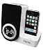 iHome iP41 Rotating Alarm Clock for iPod and iPhone with Remote Control (White)