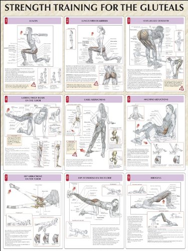 Strength Training Anatomy: Strength Training for the Buttocks Poster