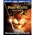 Puss in Boots / Le chat pott� (Bilingual) [Blu-ray + DVD + Digital Copy]