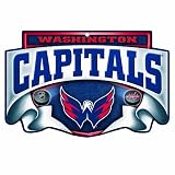 NHL Washington Capitals 11-by-17 inch Scroll Wood Sign