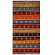 5' x 2'6" Hand-Knotted Tibetan Wangden Crosses Wool Area Rug