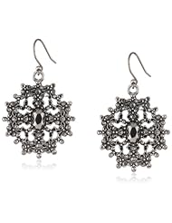 Lucky Brand "Icicle" Snowflake Drop Earrings