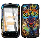 Rainbow Lion Tattoo Protector Case for HTC Sensation 4G