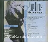 Karaoke Music CDG: Pop Hits Monthly Pop March 2001 CDG