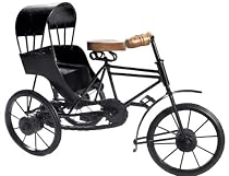 Christmas Gift For Boys & Girls A Medium Sized Cute Toy Replica of An Old Fashioned Indian Cycle Rickshaw Showpiece