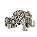 Elephant Trinket Box Mom & Baby Bejeweled Figurine