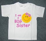 I'm a Big Sister T-shirt - Smiley Face Design