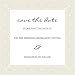 Save the Date Magnet Invitation Pearl Shimmer 20ct