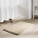 Sleep Innovations Memory Foam Bath Mat, Twin Pack, 20-Inch by 32-Inch, Sandy Shore Taupe, 2-Pack