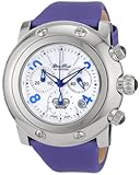 Glam Rock Women's GRD10108TG Miami Chronograph Mother-Of-Pearl Dial Violet Techno Silk Watch