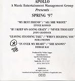 Apollo Music Entertainment Management Group Presents: Spring '97