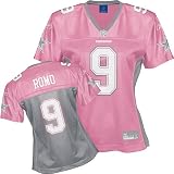 Dallas Cowboys Tony Romo Girls Pink Hershield Jersey