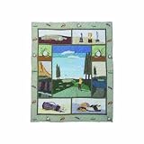 Patch Magic King Golf Quilt, 105-Inch by 95-Inch
