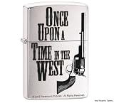 Zippo Once Upon a Time in the West Movie Logo Lighter, Chrome, 9204