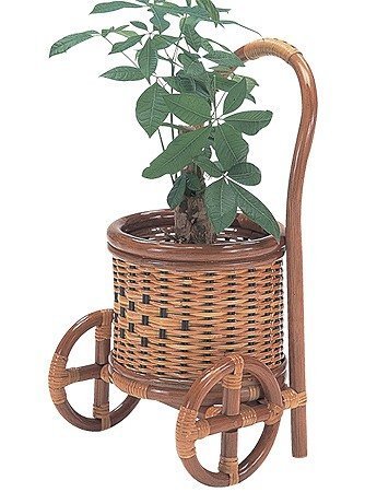 籐家具(ラタン) 籐フラワーラック W30 W117