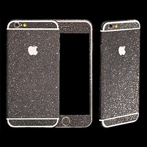Kunyuhengxin for Full Body Glitter Film GuardShield Matte Shining Screen Protector for iPhone 6Plus 5.5inch(black)