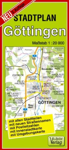 Barthel G&ouml;ttingen 1 : 20 000. Stadtplan