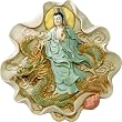 Kuan-Yin and the Dragons Relief, Color Details