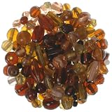 Mixed Glass Beads Ambers
